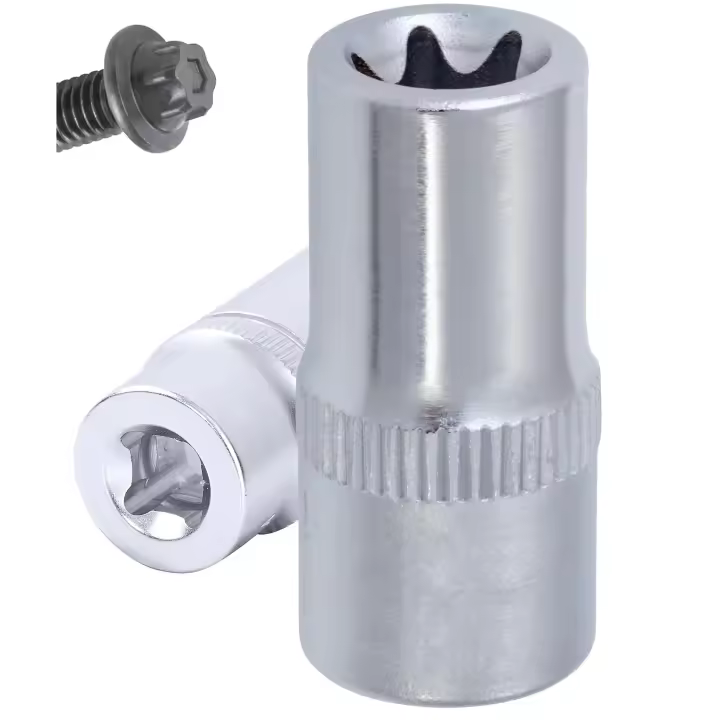 JOMAFA - Llave de vaso 1/4" corto TORX E7 - 6717 - 1