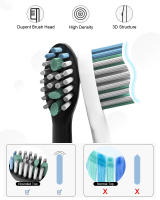 cepillo eléctrico，Cepillo de dientes eléctrico sónico para adultos, 8 cabezales, blanqueamiento Dental ultrasónico inteligente, recargable - details 6