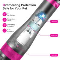 Secador de pelo para perros | Secador de pelo 2 en 1 para mascotas con cepillo pulidor reemplazable | Temperatura ajustable | Secador de pelo profesional para mascotas | Para perros y gatos pequeños y medianos - details 5