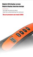 Bomba de aire eléctrica para barco SUP, dispositivo inteligente de doble etapa para tabla de Paddle al aire libre, 12V, 16/20 PSI bomba de aire eléctrica SUP - details 3