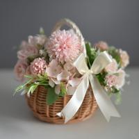 Cesta De Flores Hecha a Mano De Rotura Cesta De Almacenamiento De Paja Para Decoración De Boda Y Hogar Cesta De Novia Ecológica Y Rustica - details 4