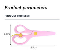 Tijeras De Papel Kawaii Hechas a Mano Para DIY Y Arte Escolar Herramientas De Estación Suministros Artísticos Unidad Por Pieza - details 6