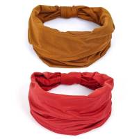 Headband Ancho Para Mujer Accesorio De Pelo Con Lazo Estilo Sólido Para Maquillaje Deporte Yoga Correr Uso Diario En Cuatro Estaciones Material Algodón - details 14