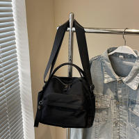 Bolso De Hombro Simple Para Mujer Color Sólido Casual Cruzado Con Cierre De Cremallera Versátil Para Viaje Compras Trabajo Y Citas - details 4