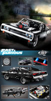 Bloques De Construcción Técnicos Para Jóvenes Dodge Charger Carrera De F1 Juguete Educativo Para Niños Regalos Para Boys - details 0