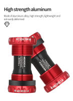 Rodamiento De Bajo Enclavamiento BSA Para Bicicleta MTB Mountain Bike Holowtech Central Ceramic Shaft 68-73mm Aleación De Aluminio - details 5