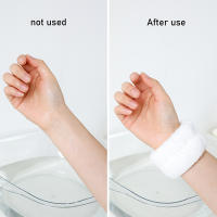2pcs Paño De Rostro Y Muñeca Absorbente De Agua Deporte Secado De Sudor Bandeja De Cabello Protector De Humedad Guante De Muñeca - details 6