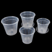 Maceta De Jardín Para El Hogar Con Agujeros Para Drenaje Transparente Y Holes Baskets De Plástico Accesorios Para Flores Respirables Para Orquídeas - details 1