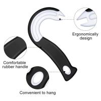 Aguja De Acero Inoxidable Multifuncional Portátil J-Shaped Fácil De Agarrar Abrevidrios Antideslizante Herramienta De Apertura De Botellas Resistentes Y Duraderas Con Agujero Para Colgar - details 3