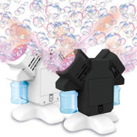 Máquina De Burbujas Giratoria Con Luz Juguete Para Niños Regalo Para Fiestas Y Bodas Exterior No Requiere Batería Ni Agua - details 0