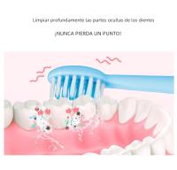 Cepillo De Dientes Eléctrico Para Niños Sonic Colorido Con Imagenes De Dibujos Animados Recargable Por USB Briciole Suave Impermeable Con Cabeza De Reemplazo - details 6