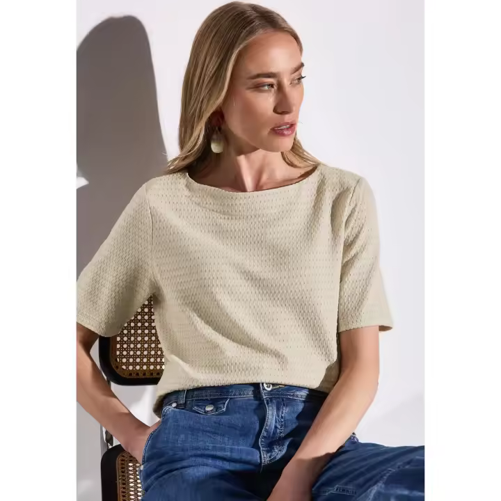 Street One Mod. PS323152 - Camiseta manga corta y cuello barco para mujer - 1