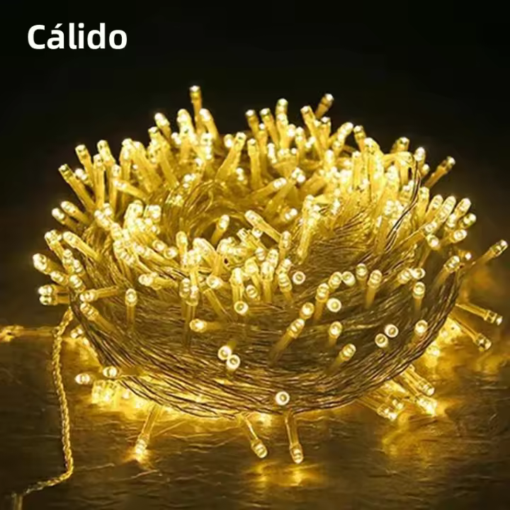 Luces LED De Navidad 220V EU Plug 10/20/50M Decoración De Guirnalda Exterior Para Hogar Boda Fiesta Holiday Luz Fairy - 1