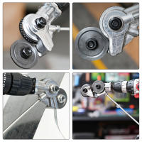 Máquina De Tornillo Eléctrico Cortadora Profesional Con Llave Y Corte De Metal Nibbler Seguro Para Cortar Placas Universalmente Adecuada Para Bricolaje Y Trabajos De Carpintería - details 5