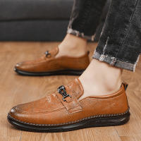 Zapatos De Cuero De Alta Calidad Para Hombre Loafers Italianos De Lujo Casual Transpirables Zapatos De Vestir Slip-on Para Conducir - details 26