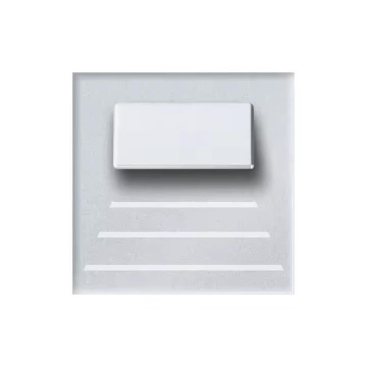 Foco Cristal, Metal, Plata, 7,3x2,3x7,3 cm - 1
