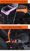 Caja De Reposabrazos Para Peugeot 307 CC Convertible Accesorios De Coche Interior Retrofits Material PU Cuero / ABS Plástico - details 5