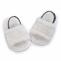 Sandalias Clásicas Para Bebés De Mujer Suaves Y Transpirables Zapatos De Piel De Conejo Con Cordones Cierre Elástico Estilo Princesa - details 7