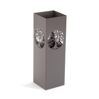 Versa - Paragüero  árbol de la vida en metal color gris calado de 15x15x49 cm - details 0