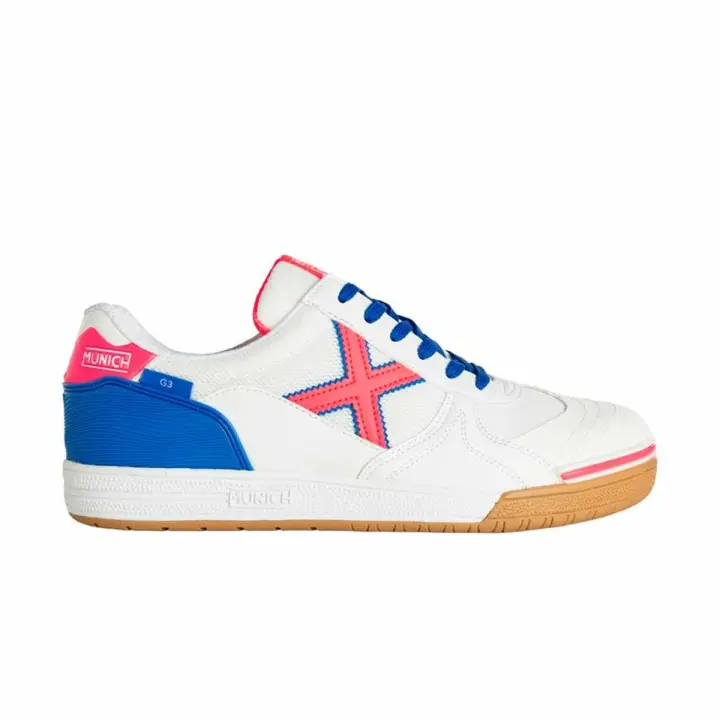 Zapatillas de Fútbol Sala para Adultos Munich G-3 Indoor 381 Hombre Blanco - 1