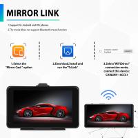 Podofo-reproductor Multimedia de vídeo y Radio para coche, dispositivo inalámbrico de 7 pulgadas, Carplay, Android, Control de voz automático, pantalla táctil para Nissan y Toyota - details 10