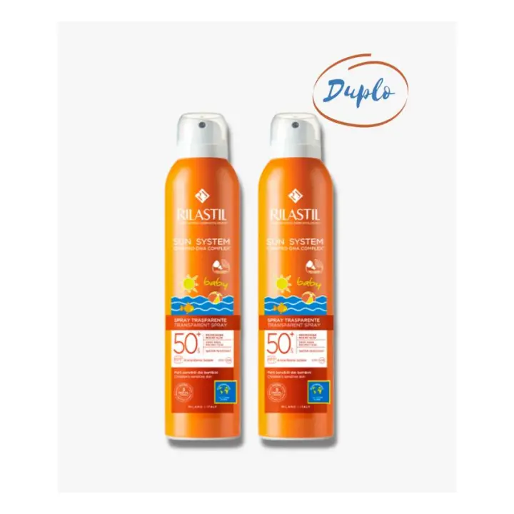 Duplo Rilastil Sunsafe Spray Baby Transparente SPF50+ 2ª Ud 50% 2 x 200 ml - 1