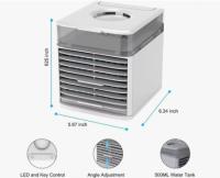 Aire Acondicionado Portátil Silencio, Mini Enfriador de Aire, 4 en 1 Ventilador Purificador de Aire y Humidificador con 7 Luces y Depósito de agua Led para Hogar Oficina。 - details 0