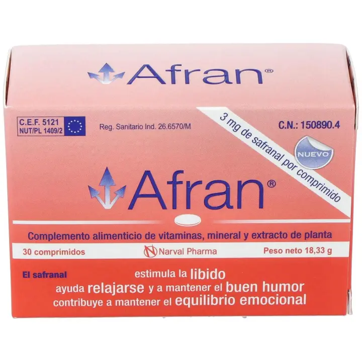 Afran, 30 Comprimidos - 1