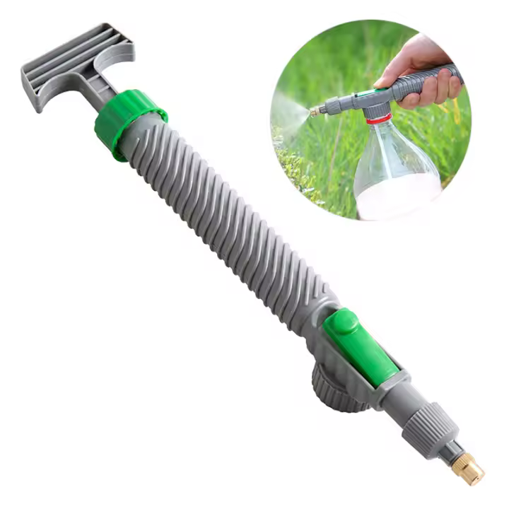 Botella De Refrescos Para Riego Del Jardín Con Rojellador Cabeza De Pulverización Universal Reciprocante Pull-out Desinfección Para Vegetales - 1