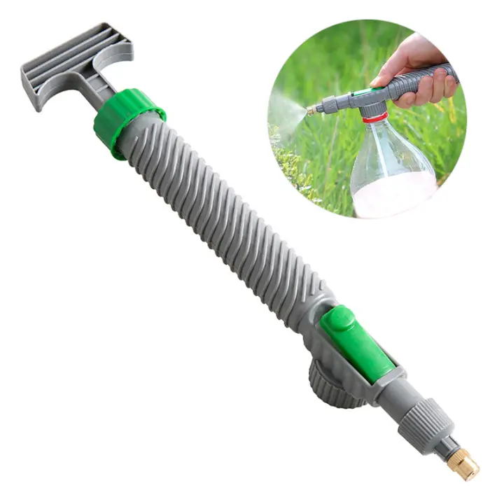 Botella De Refrescos Para Riego Del Jardín Con Rojellador Cabeza De Pulverización Universal Reciprocante Pull-out Desinfección Para Vegetales - 1