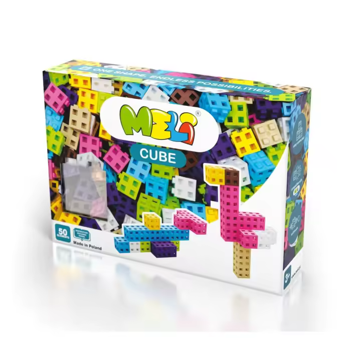 MELI Cube Pastel 50 Piezas - 1