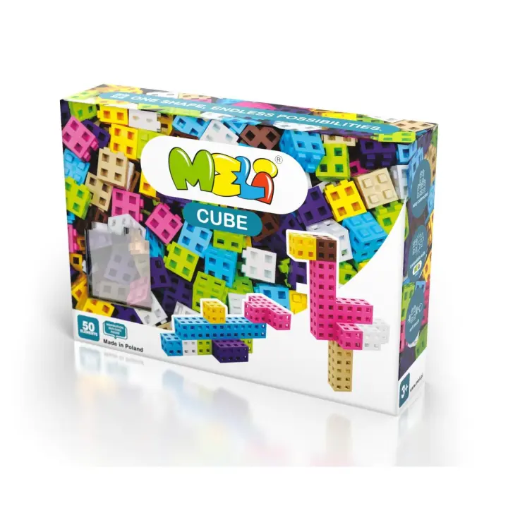 MELI Cube Pastel 50 Piezas - 1