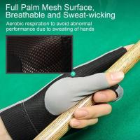 Guante De Snooker Elástico Para Mano Izquierda Y Derecha Antideslizante De Spandex Accesorios De Entrenamiento Para Billar - details 7