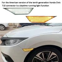 Luz De Marca Lateral Dinámica LED Para Honda Civic 10ta Generación 2016-2018 Lámparas De Señalización Canbus Sin Error - details 1