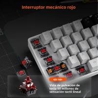 Teclado Mecánico Con Cable DAREU EK861S RGB 61 Teclas Switches Rojos Keycaps De ABS N-key Rollover Y Pies Magnéticos - details 6