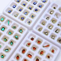 Kit De Diamantes Para Uñas Azules 20pcs Accesorios De Vidrio Para Manicura Decoración De Luxo Tamaños Y Estilos Variados Para DIY En Uñas Y Ropa - details 3