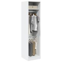 vidaXL Armario de madera de ingeniería 50x50x200 cm en color Roble ahumado/Roble Sonoma/Roble artisan y más | almacenamiento funcional diseño moderno para baño dormitorio sala - details 4