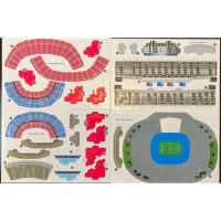 Feooe Estadio Camp Nou 3D DIY Puzle De Papel Modelo De Campo De Fútbol Juguete De Construcción Para Adolescentes Y Adultos - details 2