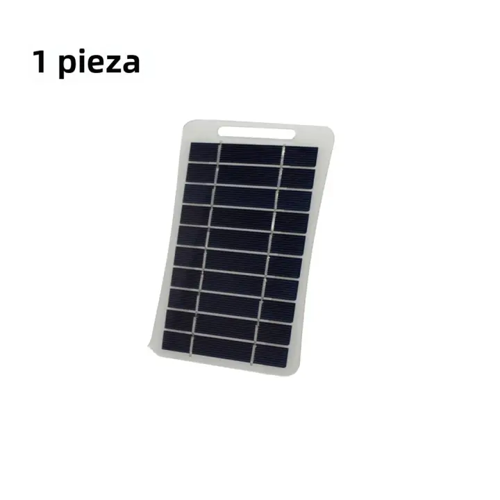 Panel Solar Portátil 2W Salida 5V USB Para Recarga De Teléfonos Móviles Y Iluminación Sistema De Generación De Energía Exterior - 1