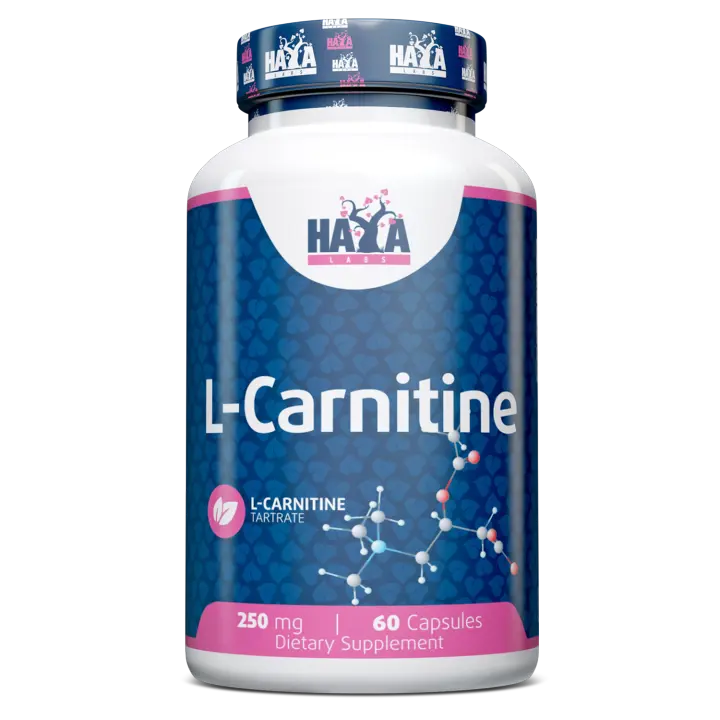 HAYA LABS L-Carnitine 250 mg. - 60 Caps. - 1