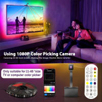 Tira De Luces LED RGBIC USB Para TV Y Game Bedroom Sincronización De Pantalla De Cámara Con APP Y Música Iluminación Ambiental Para Habitación Y Fondo De Televisión - details 0