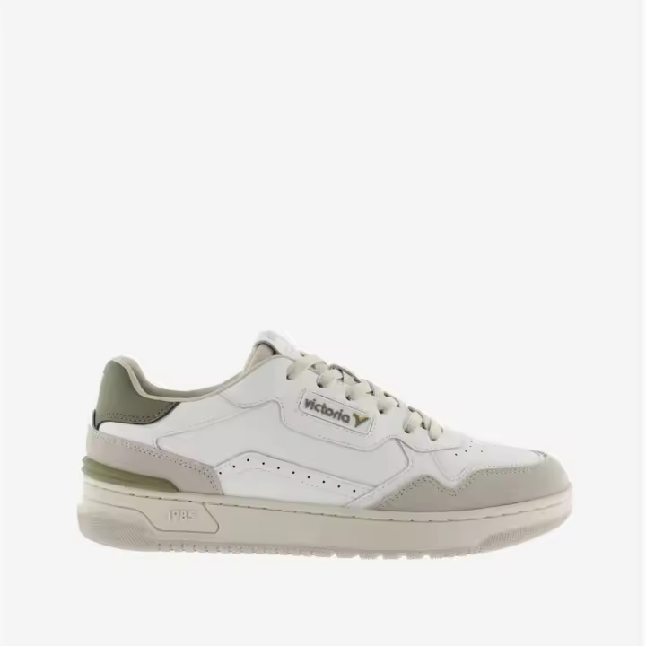 Zapatillas Victoria Blanco-Kaki C-80 Classic - 1