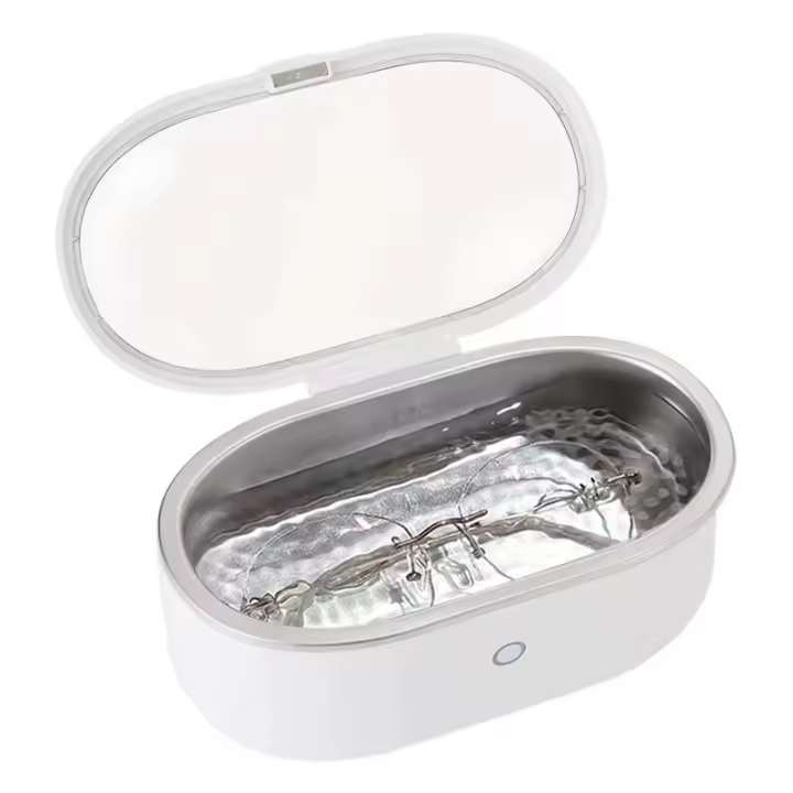 Limpiadores Ultrasónicos de Joyas 330ML with Temporizador para Retenedores,Protectores Bucales,Gafas, Relojes - 1