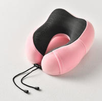 Almohada Cervical en U de Látex Natural - Confort Ergonómico con Recuperación Instantánea | 8 Colores Neutros | Ideal para Viajes en Avión/Autobús/Tren - details 1