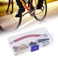 Kit De Herramientas De Reparación De Bicicleta 21Pcs Set Con Adaptador De Tubo De Neumático Inflable Conector De Camión De Béisbol Y Bombín - details 4