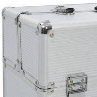 vidaXL Caja de herramientas aluminio plateado 47x36x20 cm - details 6
