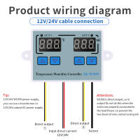 Controlador De Temperatura Y Humedad Digital LED Para Incubador XH-W1099 Interruptor De Enfriamiento Y Calentamiento Con Sensor De Humedad 110V-220V - details 5