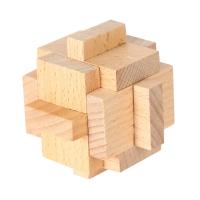 Juego De Puzzle Interlocking De Madera 3D IQ Brain Teaser Kong Ming Lock Lu Ban Para Adultos Y Niños Juguete De Desafío Mental - details 1