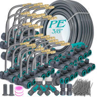 Kit De Rociador Ajustable De Latón Flexible Con Conector Rápido En Gris Para Jardín Sistema De Riego Y Enfriamiento Con Spraying Y Pulverización - details 0