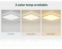 Lámpara De Techo LED Ultra Delgada MARPOU Iluminación Natural Interior Cuadrada Redonda 18W 24W 36W 48W Para Sala De Estar Dormitorio - details 8